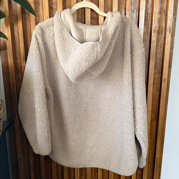 Haven Well Within Sherpa Half Zip Hoodie. Size M - Picture 3 of 9